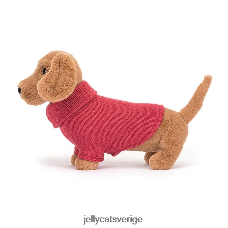 Jellycat leksak tröja korv hund rosa honung 4206LT202