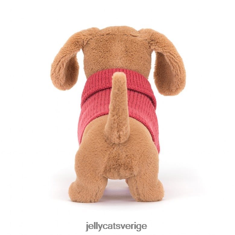 Jellycat leksak tröja korv hund rosa honung 4206LT202