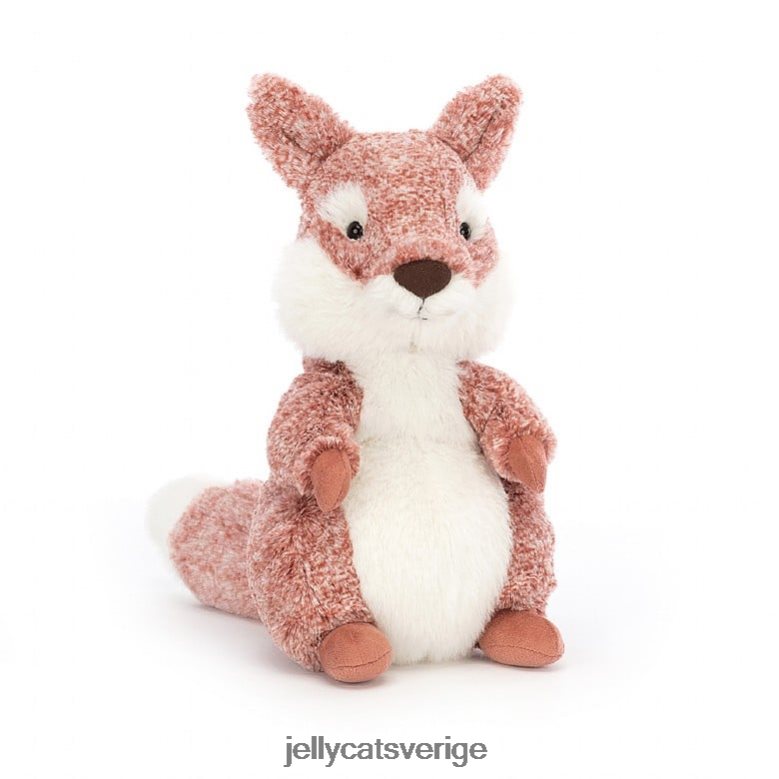 Jellycat leksak ambrosie fox brun och vit 4206LT408