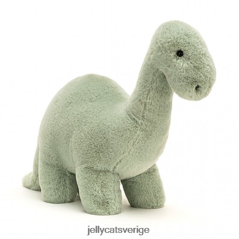 Jellycat leksak fossilly brontosaurus blekgrön 4206LT486