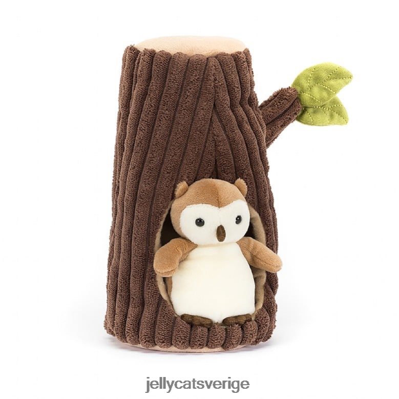Jellycat leksak skogsfauna uggla brun och vit 4206LT255