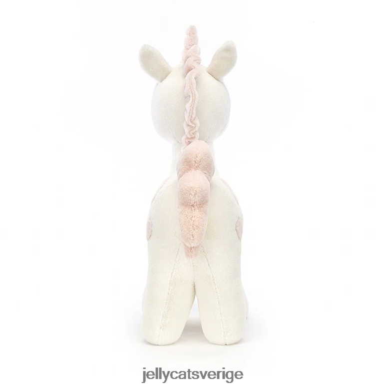 Jellycat leksak stor fläckig enhörning vit 4206LT462