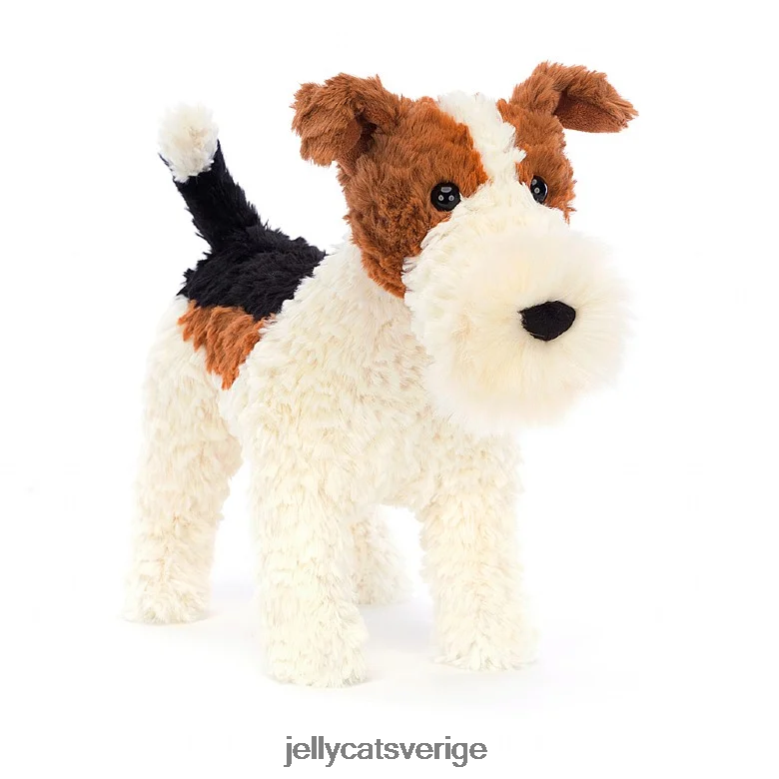 Jellycat leksak Hector foxterrier brun och vit 4206LT351