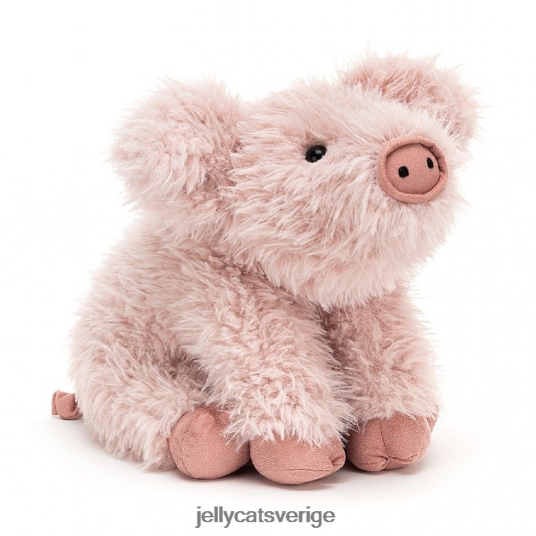 Jellycat leksak curvie gris rosa 4206LT547