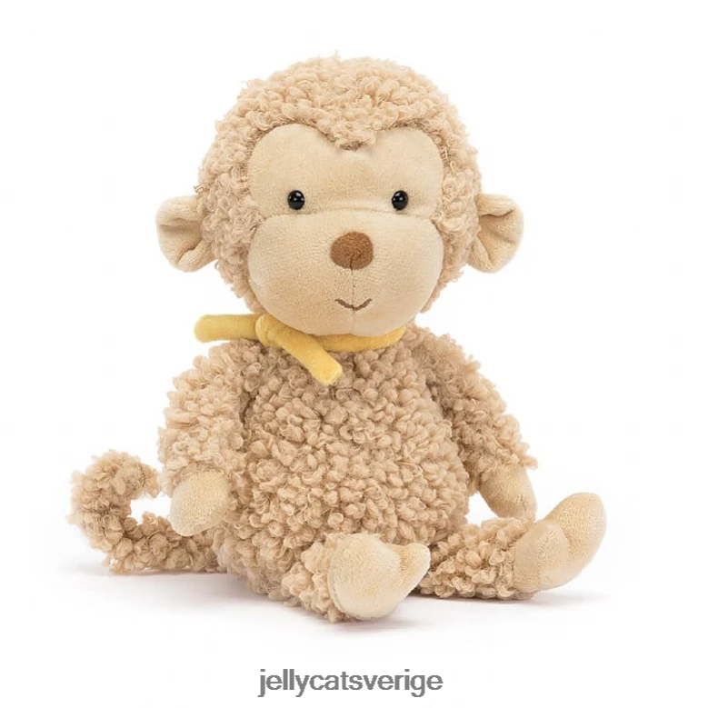 Jellycat leksak fuzzkin apa brun 4206LT395