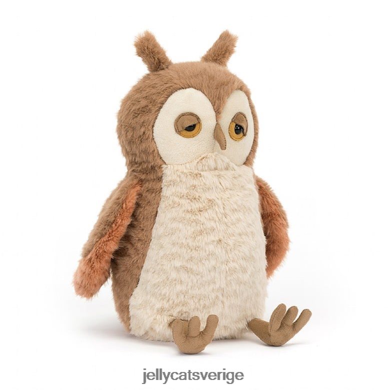 Jellycat leksak oakley owl brun och vit 4206LT372