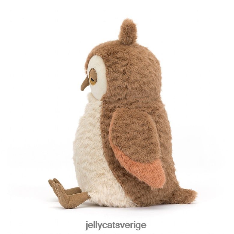 Jellycat leksak oakley owl brun och vit 4206LT372