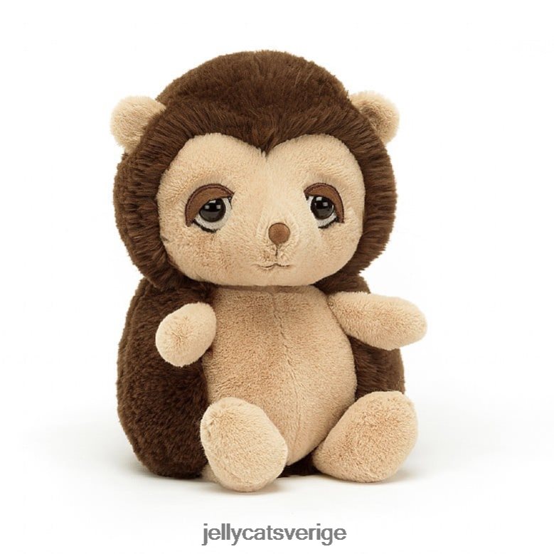 Jellycat leksak snoozing igelkott brun 4206LT412