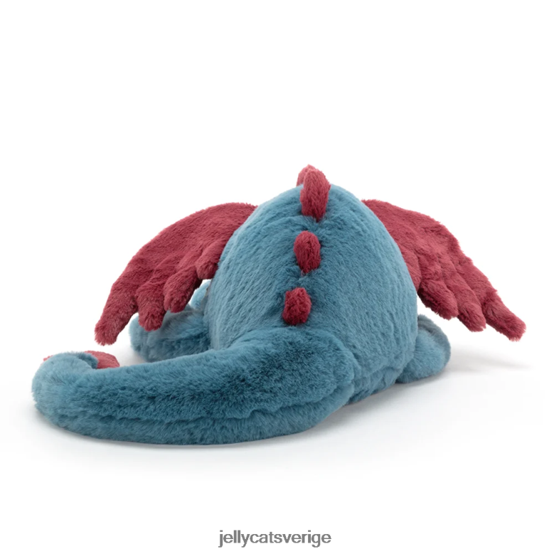 Jellycat leksak dexter dragon blå 4206LT622