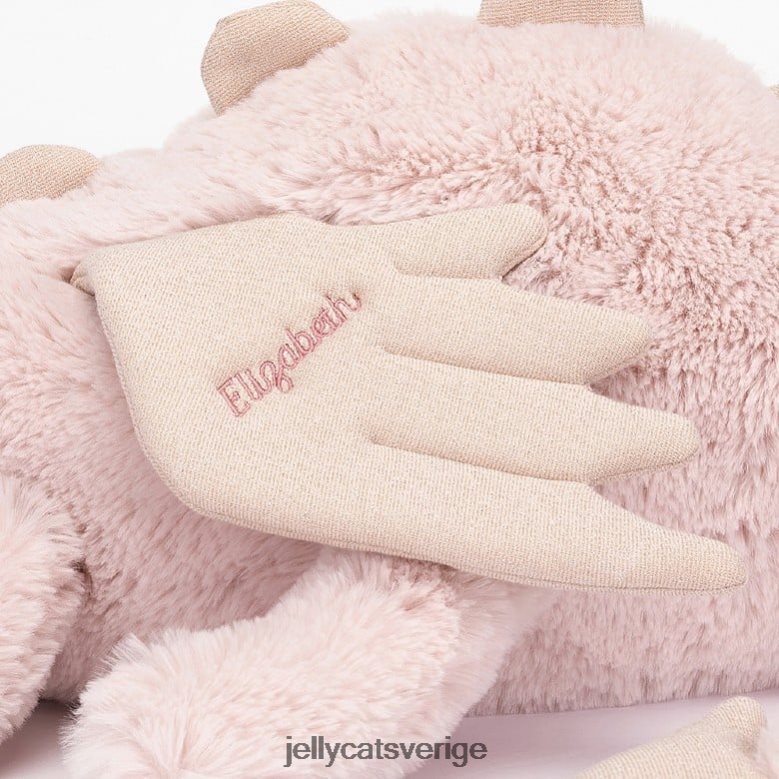 Jellycat leksak personlig rosa drake enorm rosa 4206LT523