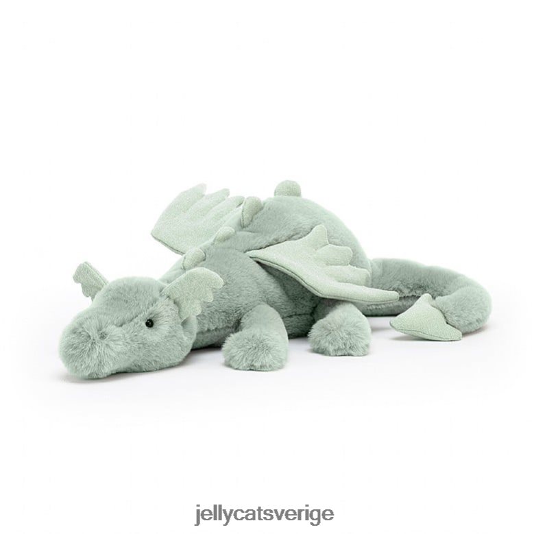 Jellycat leksak salvia drake ljusgrön 4206LT585