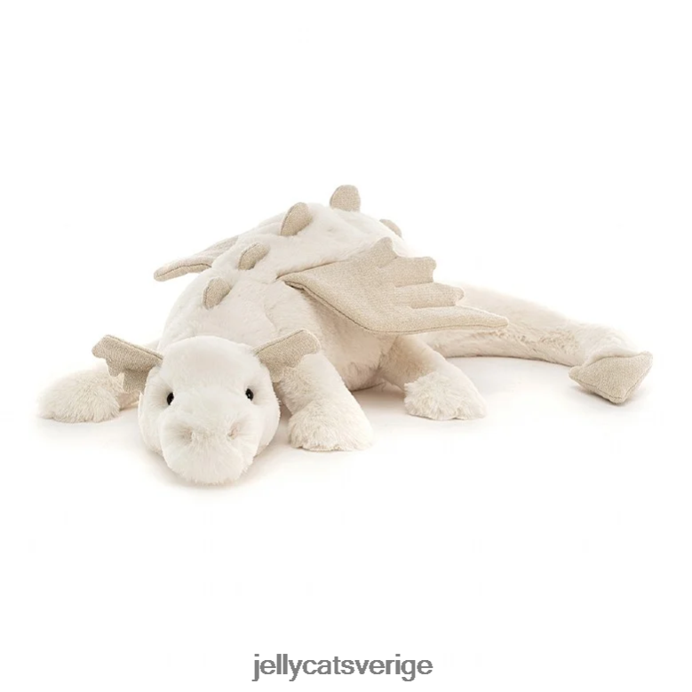 Jellycat leksak snö drake vit 4206LT51